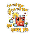 (2 Pack) I'm Not Your Sweet Tea Stickers - Cute Kawaii - Funny Drink - 5" On Longest Side - Sticks to Smooth Flat Surfaces - Made in USA - BMCS8307