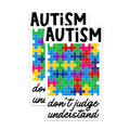 (2 Pack) Autism Awareness Magnets - Puzzle Piece Symbol - Neurodiversity Acceptance Advocacy - 5 Inches On Longest Side - Thick Durable Magnet - Made in USA - MAG38203