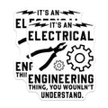(2 Pack) Electrical Engineering Magnets - Funny Electrician Student Engineer Graduation Refrigerator Decor - STEM Major Humor - 5 Inches On Longest Side - Thick Durable Magnet - Made in USA - MAG20776