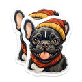 (2 Pack) Bulldog Face Magnets - Cute Dog - French Bulldog - Refrigerator Magnets - Cute Animal Magnets - 5" On Longest Side - for Cars, Fridges, Toolboxes - Made in USA - MAG3936