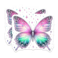 (2 Pack) Butterfly Stickers - 5" On Longest Side - Sticks to Smooth Flat Surfaces - Made in USA - BMCS8601 - BMCS8601