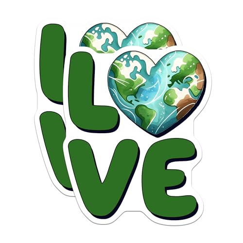 (2 Pack) Eco-Friendly Decor Magnet - 5" On Longest Side - Sticks to Smooth Flat Surfaces - Made in USA - MAG9755