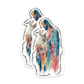 (2 Pack) Jesus Magnets - He is Risen Matthew 28 6 - Christian Refrigerator Decor - Inspirational Faith Art - 5 Inches On Longest Side - Thick Durable Magnet - Made in USA - MAG38998
