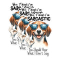 (3 Pack) Sarcastic Dog Decals - Funny Dog Quote - Canine Lover Gift - 3 Inches On Longest Side - Easy Peel & Apply - Made in USA - 3MCS1720