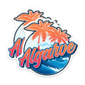 (2 Pack) Algarve Portugal Stickers - Travel Destination Decals - European Vacation Souvenir - 5" On Longest Side - Sticks to Smooth Flat Surfaces - Made in USA - BMCS18077