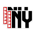 (2 Pack) I Love NY Magnets - New York Heart - NYC Souvenir Magnet - 5" On Longest Side - Premium Magnet - for Cars, Refrigerators, Toolboxes, Lockers - Made in USA - MAG18610