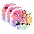 (3 Pack) Hair Stylist Decals - Hair Whisperer Design - Salon Decor - 3 Inches On Longest Side - Easy Peel & Apply - Made in USA - 3MCS6329