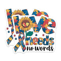 (2 Pack) Puzzle Piece Sunflower Magnet - Inspirational Home Decor - 5" On Longest Side - Sticks to Smooth Flat Surfaces - Made in USA - MAG9846