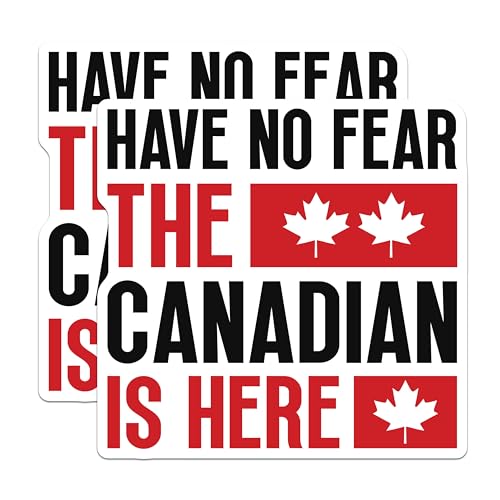 (2 Pack) Canadian Pride Magnet - 5" On Longest Side - Sticks to Smooth Flat Surfaces - Made in USA - MAG10193