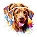 (2 Pack) Chesapeake Bay Retriever Dog Breed Magnets - 5 Inches On Longest Side - Choose from Over 100 Dog Breeds - for Cars, Refrigerators, Toolboxes - Made in USA - MAG1823