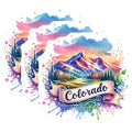 (3 Pack) Colorado Decals - Laptop Decal - State Pride Stickers- 3 Inches On Longest Side - Easy Peel & Apply - Made in USA - 3MCS5795
