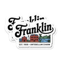 (2 Pack) Franklin TN Magnets - Antebellum Charm Decor - Tennessee Travel Souvenir - 5" On Longest Side - Premium Magnet - for Cars, Refrigerators, Toolboxes, Lockers - Made in USA - MAG17408