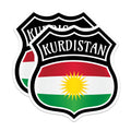 (2 Pack) Kurdistan Flag Magnets - Kurdish Pride Emblem - Patriotic Refrigerator Magnets - 5" On Longest Side - Premium Magnet - for Cars, Refrigerators, Toolboxes, Lockers - Made in USA - MAG17593