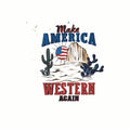 (3 Pack) Western American Decals - Desert Cactus - Patriotic Laptop Decals - 3 Inches On Longest Side - Easy Peel & Apply - Made in USA - 3MCS7722