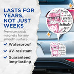 (2 Pack) Crazy Cat Lady Magnets - Funny Cat Lover Magnets - Feline Enthusiast Magnets - Cute Cat Magnets for Fridge - 5" On Longest Side - for Cars, Fridges, Toolboxes - Made in USA - MAG4338
