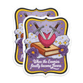 (2 Pack) Enemies to Lovers Magnets - Fantasy Romance Book Art - Swords Heart Decor - 5 Inches On Longest Side - Thick Durable Magnet - Made in USA - MAG23194