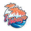 (2 Pack) Tobago Magnets - Tropical Island Decor - Caribbean Travel Souvenir - 5" On Longest Side - Premium Magnet - for Cars, Refrigerators, Toolboxes, Lockers - Made in USA - MAG18955
