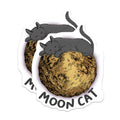(2 Pack) Moon Cat Magnets - Sleeping Kitten Moon Design - Celestial Fridge Decor - Witchy Cat Lover Home Accent - Cozy Pet Parent Present - 5" - Durable Magnet - Made in USA - MAG38213