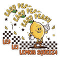 (3 Pack) Lemon Squeeze Decals - Easy Peasy - Cartoon Lemon Sticker - 3 Inches On Longest Side - Easy Peel & Apply - Made in USA - 3MCS7486
