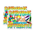 (2 Pack) Communication Diversity Magnets - Neurodiversity Awareness - Inclusive Classroom Decor - 5 Inches On Longest Side - Thick Durable Magnet - Made in USA - MAG23421
