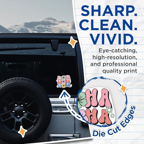(2 Packs) Aloha Hawaiian Stickers - Hawaiian Inspired Aloha Decals - 5 Inches On Longest Side - Premium Vinyl Decal - Sticks to Any Smooth Flat Surface - Made in USA - BMCS2313