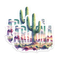 (2 Pack) Arizona Desert Magnets - Saguaro Cactus - Southwest Decor - 5" On Longest Side - Premium Magnet - for Cars, Refrigerators, Toolboxes, Lockers - Made in USA - MAG18547