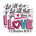 (2 Pack) Inspirational Christian Magnets - Motivational Quote - Faith-Based Fridge Magnets - 5" On Longest Side - for Cars, Fridges, Toolboxes - Made in USA - MAG4089