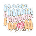 (2 Pack) Mama Mommy Mom Stickers - Fun Mom Sticker Pack - 5" On Longest Side - Sticks to Smooth Flat Surfaces - Made in USA - BMCS8967 - BMCS8967