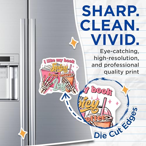 (2 Pack) Book and Coffee Magnets - 5" On Longest Side - for Cars, Fridges, Toolboxes - Made in USA - MAG7529