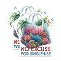 (2 Pack) Coral Reef Conservation Magnets - Eco Friendly Reminder - Marine Life Decor - 5" On Longest Side - for Cars, Fridges, Toolboxes - Made in USA - MAG7951