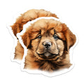 (2 Pack) Adorable Puppy Magnets - Dog Lover Decor - Pet Parent Kitchen Accent - 5 Inches On Longest Side - Thick Durable Magnet - Made in USA - MAG25828