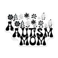 (2 Pack) Autism Mom Magnets - Floral Art Autism Awareness - Autism Support Fridge Decor - 5" On Longest Side - for Cars, Fridges, Toolboxes - Made in USA - MAG8130