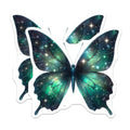 (2 Pack) Cosmic Butterfly Magnets - Starry Night Insect Decor - Whimsical Celestial Kitchen Refrigerator Locker Accessory - 5 Inches On Longest Side - Thick Durable Magnet - Made in USA - MAG38480