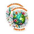 (2 Pack) Eco Friendly Home Decor Magnet - Inspirational Floral Design - 5" On Longest Side - Sticks to Smooth Flat Surfaces - Made in USA - MAG9749