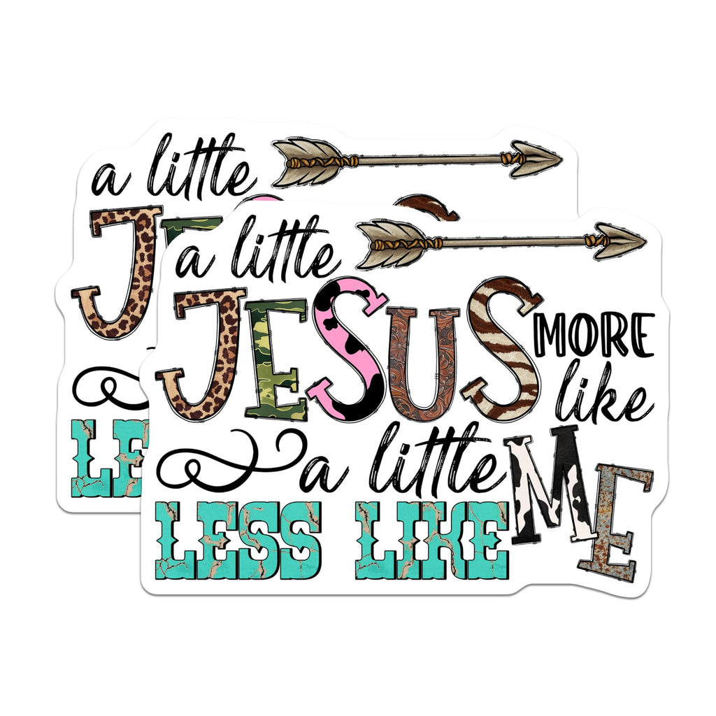 (2 Pack) Western Christian Magnets - Faith Quote Magnets - Country Style Decor - 5 Inches On Longest Side - Thick Durable Magnet - Made in USA - MAG30368