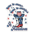 (2 Pack) Made in America Magnets - Patriotic Cowboy Boots - Western Star Hat Decor - 4th of July Display - 5 Inches On Longest Side - Thick Durable Magnet - Made in USA - MAG39795