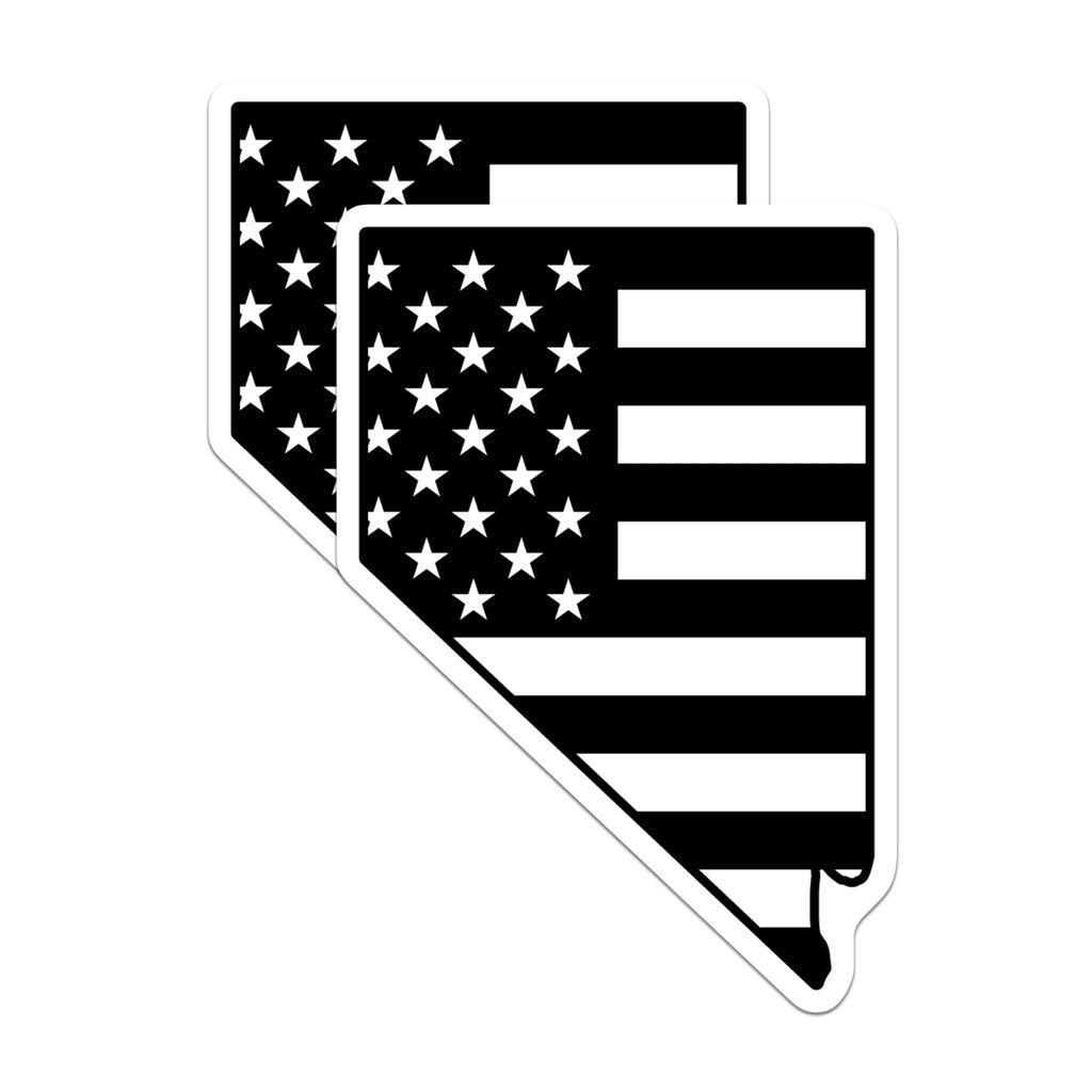 (2 Pack) Nevada Flag Magnets - Patriotic State Pride - American Flag Decor - 5 Inches On Longest Side - Thick Durable Magnet - Made in USA - MAG20669