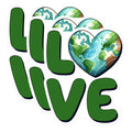 (3 Pack) Love Earth Decals - Heart Shaped World - Environmental Love - 3 Inches On Longest Side - Easy Peel & Apply - Made in USA - 3MCS8518