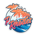 (2 Pack) Rhodes Greece Magnets - Greek Island Decor - Tropical Island Magnet Souvenir - 5" On Longest Side - Premium Magnet - for Cars, Refrigerators, Toolboxes, Lockers - Made in USA - MAG17214