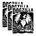 (3 Pack) Dogzilla Decals - Monster Dog Stickers - Laptop Decal Art - 3 Inches On Longest Side - Easy Peel & Apply - Made in USA - 3MCS4658
