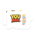 (2 Pack) You are Affirmations Magnets - Positive Self Love Motivation - Inspirational Quote Decor Refrigerator - 5 Inches On Longest Side - Thick Durable Magnet - Made in USA - MAG22464