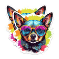 (2 Pack) Chihuahua Dog Magnets - Chihuahua with Sunglasses - Choose FromOver 100 Dog Breeds - 5" On Longest Side - Premium Magnet - Made in USA - MAG0338