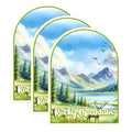 (3 Pack) Rocky Mountain Decals - Deer and Lake - Outdoor Scenery - 3 Inches On Longest Side - Easy Peel & Apply - Made in USA - 3MCS0422