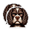 (2 Pack) Spaniel Dog Magnets - Cavalier King Charles - Pet Lover Refrigerator Decor - 5" On Longest Side - Premium Magnet - for Cars, Refrigerators, Toolboxes, Lockers - Made in USA - MAG15130