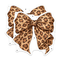 (2 Pack) Leopard Bow Magnets - Coquette Aesthetic Decor - Trendy Fridge Locker Magnets - 5 Inches On Longest Side - Thick Durable Magnet - Made in USA - MAG36950