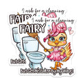 (2 Pack) I Ask for A Cleaning Fairy Magnets - Funny Fairy Quote - Cute Fairy - 5" On Longest Side - for Cars, Fridges, Toolboxes - Made in USA - MAG4364