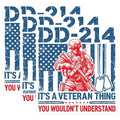 (3 Pack) DD-214 Veteran Decals - Its A Veteran Thing - Military Decals - 3 Inches On Longest Side - Easy Peel & Apply - Made in USA - 3MCS4490