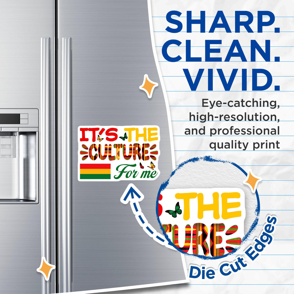 (2 Pack) It's The Culture Magnets - 5" On Longest Side - for Cars, Fridges, Toolboxes - Made in USA - MAG7358