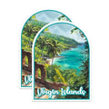 (2 Pack) Virgin Islands National Park Bumper Magnet - US National Park - Choose from 63 Parks - 5" On Longest Side - Decal for Car Bumper, Laptop, Water Bottle, Wall, and Window - MAG1553