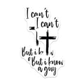 (2 Pack) Inspirational Faith Magnets - I Can't But I Know A Guy - Christian Quotes - Home Decor Magnets for Fridge - 5" On Longest Side - for Cars, Fridges, Toolboxes - Made in USA - MAG7285